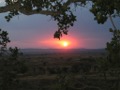 Sunset over DikDik camp in Serengeti NP